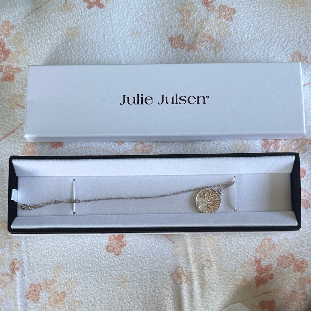 Julie Julsen Silver Tree of Life Necklace